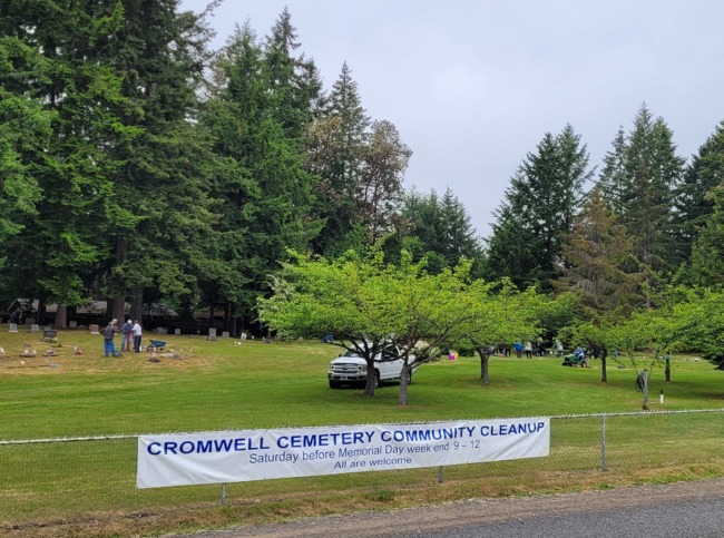 Click to find out more about Cromwell Cemetery 2022 Annual Clean Up Day